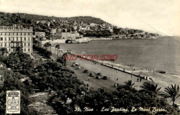 CPSM NICE - LES JARDINS - LE MONT BARON - Parcs Et Jardins