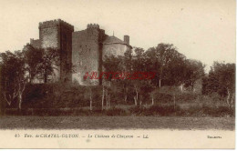 CPA CHATELGUYON - ENVIRONS - LE CHATEAU DE CHAZERON - LL - Châtel-Guyon