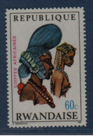 Rwanda, *, Yv 303, Mi 329A, SG 299,  Coiffes De Festivals De Guinée Et Du Moyen Congo - Other & Unclassified