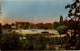 CPSM MONTCEAU LES MINES - LE JARDIN PUBLIC DU PETIT BOIS - Montceau Les Mines