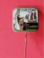 Broche épingle Kurzeme Lettonie - Autres & Non Classés