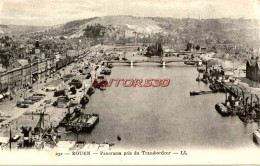 CPA ROUEN - PANORAMA PRIS DU TRANSBORDEUR - Rouen