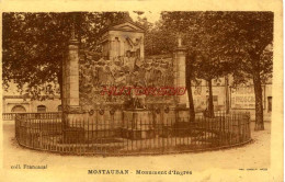 CPA MONTAUBAN - MONUMENT D'INGRES - Montauban