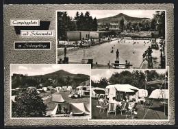 AK Oberpleis, Campingplatz Und Schwimmbad Im Siebengebirge  - Autres & Non Classés