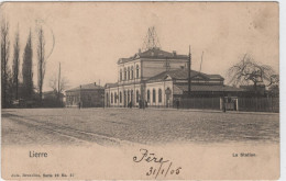 Lier - Station (Nels Serie  23 No 37 (gelopen Kaart Van Voor 1900 Met Zegel) - Lier