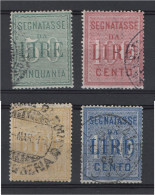 Regno 1884/1903 - Segnatasse Cifra - Usati - Postage Due