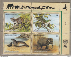 UNITED NATIONS 1994 Fauna Animals Birds Mi 162-165 #Fauna888 - Other & Unclassified
