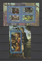 Guinea 2010 Paintings Botticelli Sheetlet + S/s MNH - Andere & Zonder Classificatie