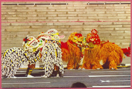 Singapore CHUNG GAY PROCESSION Lion Dance, Vintage +/-1970-75's_SW S 7968_UNC_cpc - Singapore