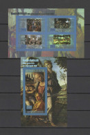 Guinea 2010 Paintings Botticelli Sheetlet + S/s Imperf. MNH -scarce- - Andere & Zonder Classificatie