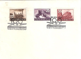 Satzbrief 1937 ANK 648-50 Mit Sonderstempel Bahnjubiläum - Covers & Documents