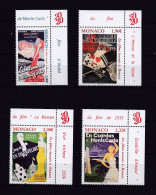MONACO 2020 TIMBRE N°3249/52 NEUF** CINEMA - Unused Stamps