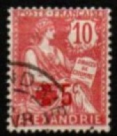 ALEXANDRIE    -   1915  .  Y&T N° 34 Oblitéré.  Croix-Rouge. - Used Stamps