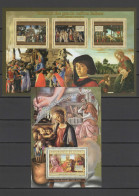 Guinea 2012 Paintings Botticelli Sheetlet + S/s MNH - Andere & Zonder Classificatie