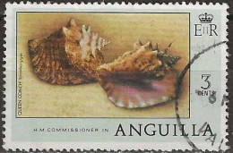 ANGUILLA 1977 Shell - 3c. - Queen Or Pink Conch FU - Anguilla (1968-...)