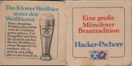 5004184 Bierdeckel Quadratisch - Hacker-Pschorr - Beer Mats