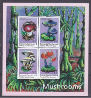 Grenada Grenadines - 2000 - Plants: Mushrooms - Yv 2915/18 - Mushrooms