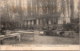 78 ILE D'ANDRESY  A ROBINSON LA TERRASSE DU RESTAURANT LEFEVRE - Andresy