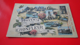 SOUVENIR DE HONFLEUR . MULTIVUES . - Greetings From...