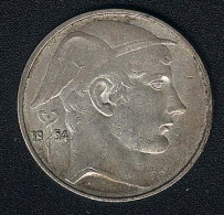 Belgien, 20 Francs 1954 Französisch, Silber, Rare - 20 Frank