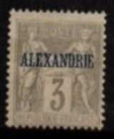 ALEXANDRIE    -   1899  .  Y&T N° 3 (*) - Unused Stamps