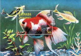 Grenada Grenadines - 1998 - Fishes - Yv Bf 428 - Pesci