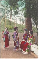 HAMAWAKI - JAPON - T.Belle Vue Couleur Animée De Jeunes Femmes En Tenue Traditionelle - Autres & Non Classés