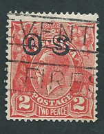 Australia 1932-33; Service Stamp Overloaded OS, Timbre De Service Surchargés OS. King George V. Used - Servizio