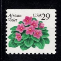 8595908741993  SCOTT 2486 (XX) POSTFRIS MINT NEVER HINGED - FLORA - AFRICAN VIOLETS UPPERSIDE IMPERFORATED - Unused Stamps