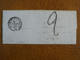 FRANCE  LETTRE 31 MARS 1850 PARIS+AFF. INTERESSANT+ #0 - 1849-1876: Periodo Classico