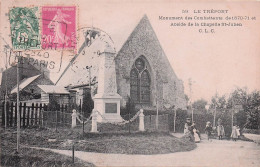 Le Treport - Monument Des Combattants 1870  -  Abside Chapelle Saint Julien -  CPA °J - Le Treport