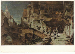 Karl Spitzweg Nächtliche Runde Gl1966 #B3.911 - Peintures & Tableaux