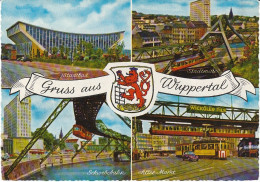 Wuppertal Schwebebahn Mehrbildkarte Ngl #B3.218 - Other & Unclassified