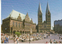 Bremen Marktplatz Rathaus Dom Parlament Gl1996 #C0141 - Sonstige & Ohne Zuordnung