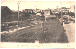 Pyrénées-Atlantiques : HENDAYE : Vue Panoramique - Route De La Gare : Animée - Soldats Au 1er Plan - Tramway -à Recoller - Hendaye