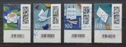Germany Allemangne Bund Welt Der Briefe 4 X Tabs - Used Stamps
