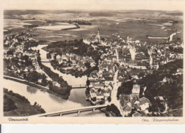 Donauwörth Panorama Fliegeraufnahme Gl1953 #210.065 - Autres & Non Classés