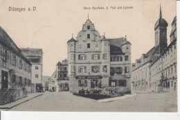 Dillingen A.D. Obere Apotheke Post Und Lyceum Feldpgl1918 #210.085 - Autres & Non Classés