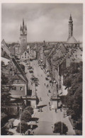 Straubing Stadtplatz Turm Kirche Gl1950 #208.866 - Autres & Non Classés