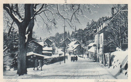 Schierke Harz Dorfstraße Im Winter Ngl #C5183 - Autres & Non Classés