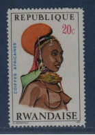 Rwanda, *, Yv 408, Mi 439A, SG 408, Coiffe De Femme Rendille, - Autres & Non Classés