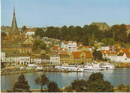 Fördestadt Flensburg Blick Zur Fördebrücke Ngl #C6108 - Autres & Non Classés