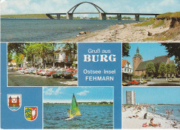 Ostseeinsel Fehmarn Gruß Aus Burg Mehrbildkarte Gl1983 #C6308 - Autres & Non Classés
