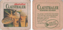 5001539 Bierdeckel Quadratisch - Clausthaler Herbfrisches Schankbier - Beer Mats