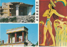 GR Kreta Knossos Mehrbildkarte Gl1980 #C6844 - Greece