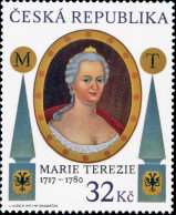 ** 923 Czech Republic Maria Theresa 2017 Or Individual Stamp From The Sheet - Unused Stamps
