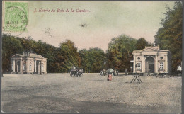 CPA CARTE POSTALE BELGIQUE   BRUXELLES L' ENTREE DU BOIS DE LA CAMBRE 1910 - Autres & Non Classés