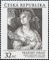 ** 926-7 Czech Republic Prague Castle Gallery, Veronese, St Catherine With Angel 2017 - Unused Stamps