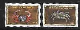 Grenada Grenadines - 1990 - Crustaceans: Crab - Yv 1130/31 - Schaaldieren