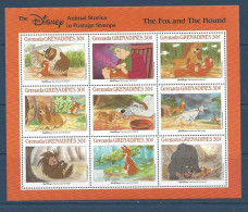 Grenada Grenadines - 1988 - Disney: The Fox And The Hound - Yv 904/12 - Disney